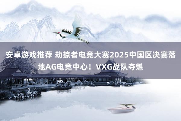 安卓游戏推荐 劫掠者电竞大赛2025中国区决赛落地AG电竞中心！VXG战队夺魁