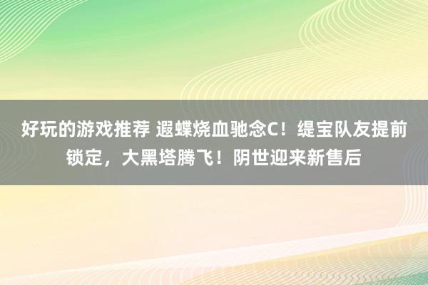 好玩的游戏推荐 遐蝶烧血驰念C！缇宝队友提前锁定，大黑塔腾飞！阴世迎来新售后