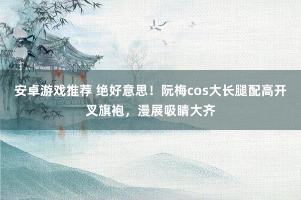 安卓游戏推荐 绝好意思！阮梅cos大长腿配高开叉旗袍，漫展吸睛大齐